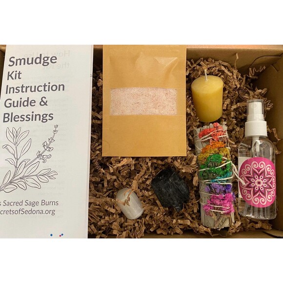 House Cleansing Personalized Kit, Energy Cleansing Smudge Kit Housewarming - Picture 1 of 10
